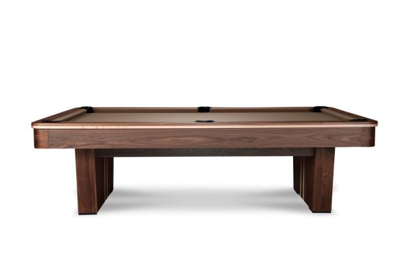 Derby_4_natural_Walnut_SideView Custom Monterey Pool Table
