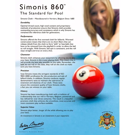 ... SIMONIS 860 CLOTH