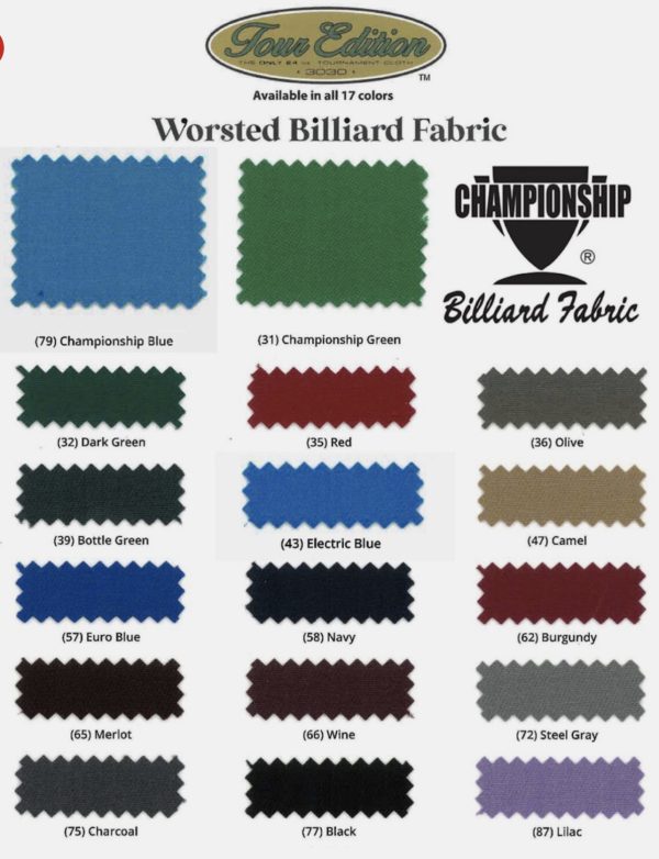 .. CHAMPIONSHIP TOUR 3030 CLOTH