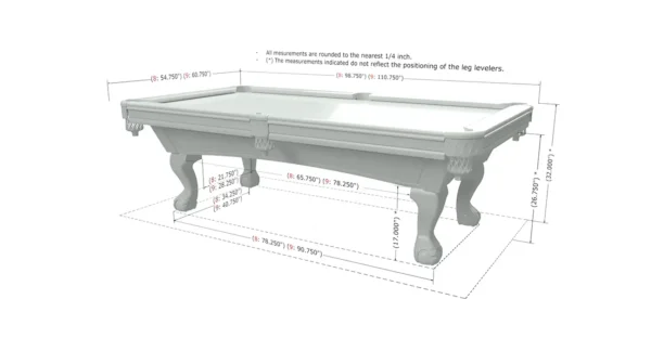 DY_DIMENSIONS CANADA BILLIARDS DYNASTY