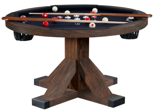 Legacy Sterling 3 in 1 Game Table Bumper Pool Rustic Series