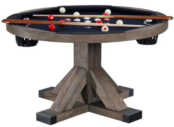 Legacy Sterling 3 in 1 Game Table Bumper Pool Rustic Series