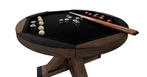 Legacy Sterling 3 in 1 Game Table Bumper Pool Rustic Series