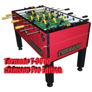Tornado Foosball T-3000 Crimson Red Tornado Foosball T-3000 Crimson Red
