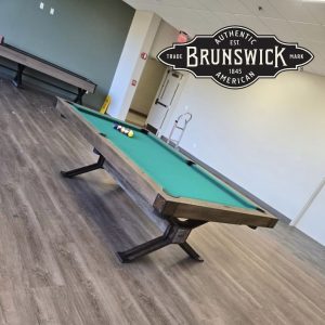 brunswick new logo instal Brunswick Dameron Pool Table