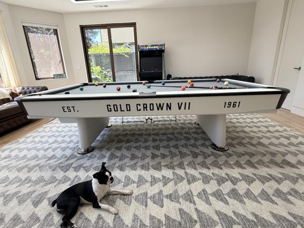 GC VII 1OF5 "NEW!" BRUNSWICK BILLIARDS GOLD CROWN VII POOL TABLE