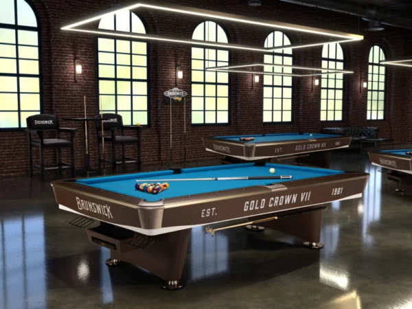 batch-1-gold-crown-vii-9-foot-pool-table__classic-brown_2 "NEW!" GOLD CROWN VII