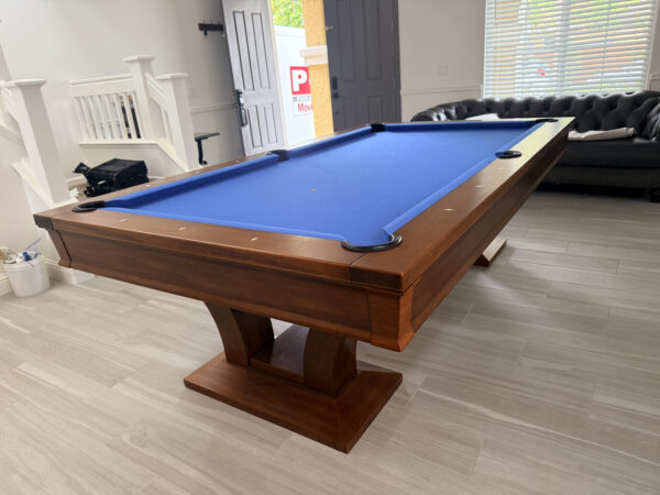 Brunswick Treviso Chestnut 2of3 Custom Unique Brunswick Treviso Pool Table