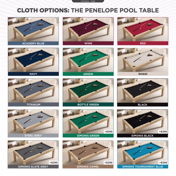 Imperial Penelope Sonoran Pool Table