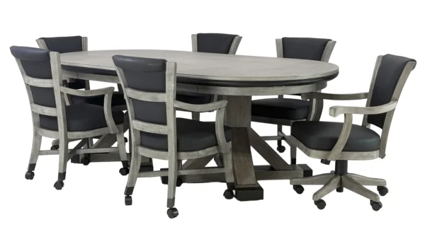 Legacy Sterling Texas Hold'em Poker and Dining Table