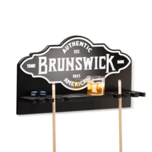 Brunswick Mirror Wall Cue Rack